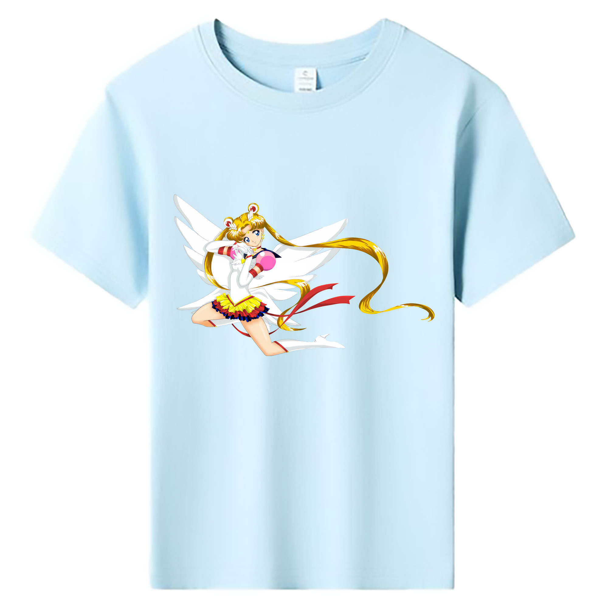 （画像用） 美少女戦士セーラームーン 月野 うさぎ つきの うさぎ Sailor Moon Tsukino Usagi 綿100％キッズTシャツ（フロントプリント）